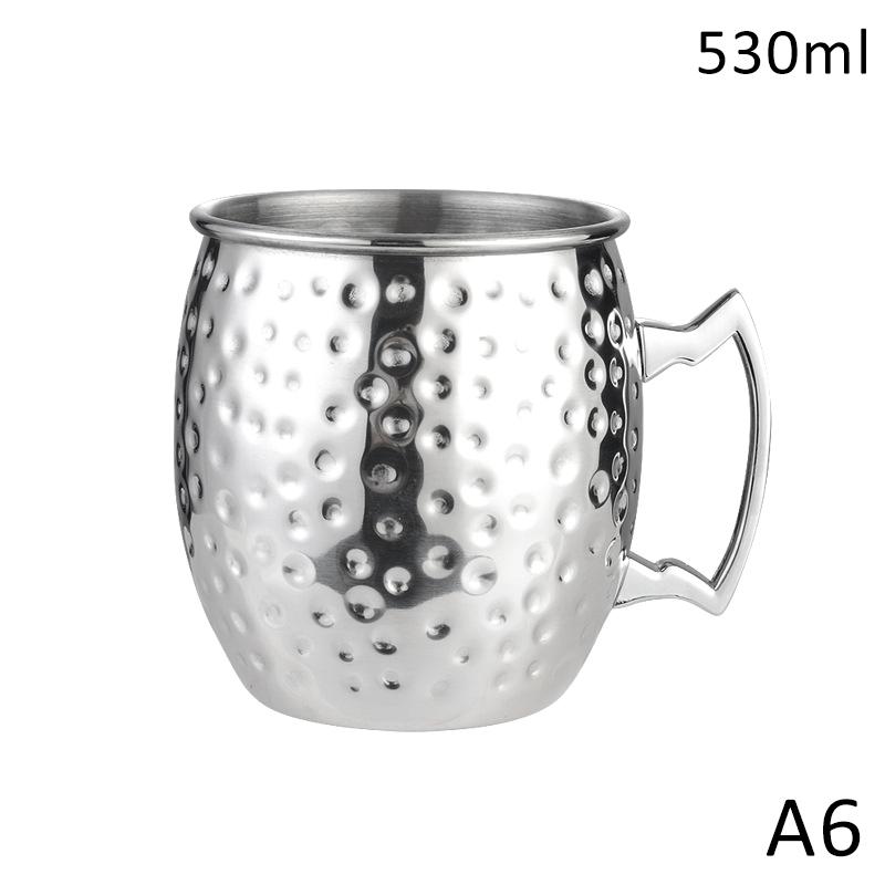 

Кружка для коктейля Москва Мул из нержавеющей стали 530 мл, винная чаша, кованая медно-красная, пивные кружки, кофейная кружка, чашка для молока, барная чаша, посуда для напитков, прочная