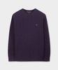 BROOKS BROTHERS Wool Cable Sweater (Violet) (Bbwrmbf401)