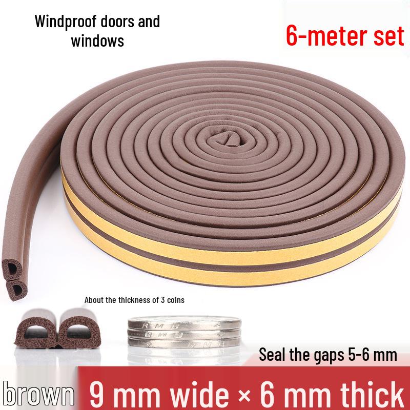 

Самоклеящаяся резиновая полоса EPDM: Звукоизоляционный, Пыленепроницаемый, Противоударный Уплотнитель для Окон и Дверей