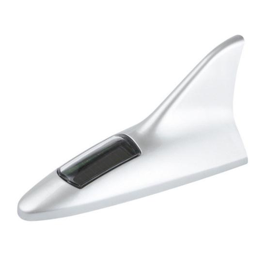 

Антенный светильник на солнечной энергии, высокая яркость, ПК, инженерный пластик, предупреждающий светодиодный индикатор акульего плавника для автомобиля серебряный