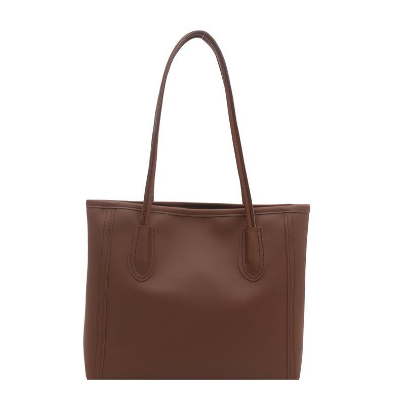 Vintage Large Capacity Women Tote Bag Daily Commute Shoulder Handbag