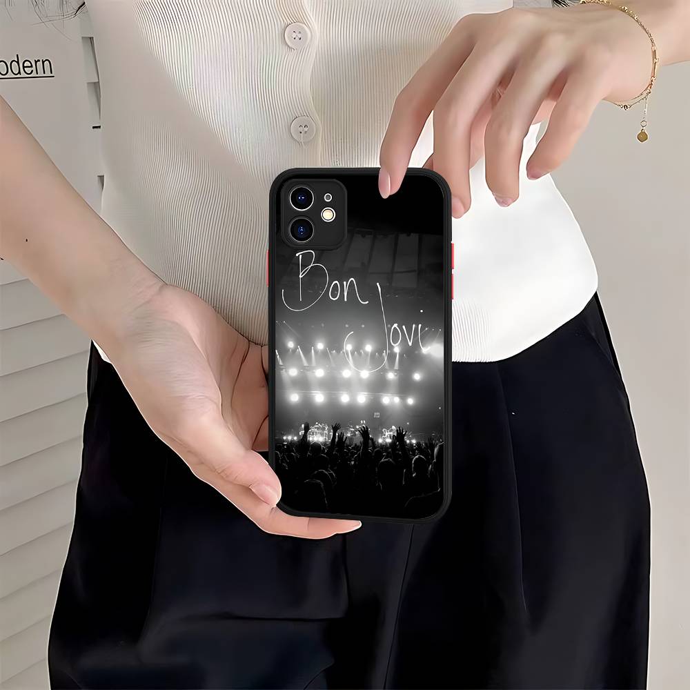 B-BonS J-Jovi Phone Case For IPhone 16e 16 15 14 13 12 11 Pro Max X XS Max Plus Matte Clear
