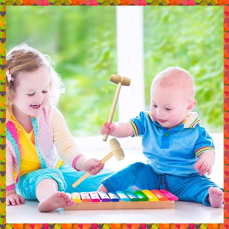 Promotion! 20Pcs Wood Hammers, Wooden Hammer For Chocolate, Multi-Purpose Solid Natural Mini Wooden Hammer For Seafood Crab Lobs