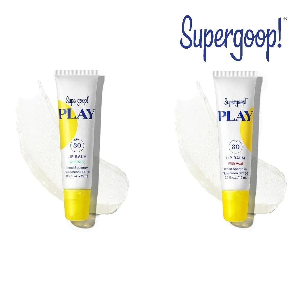 SUPERGOOP Play Lip Balm SPF30 15ml 4 Pieces Lip Sun Care Like/Like