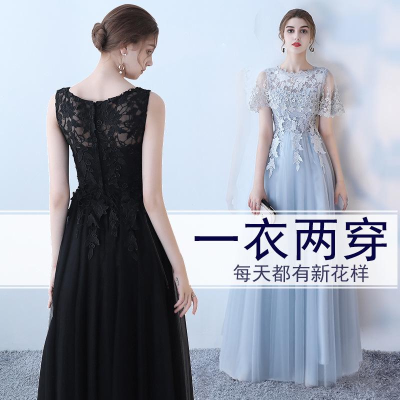 Evening dress Spring new birthday party slim dress Student small dress