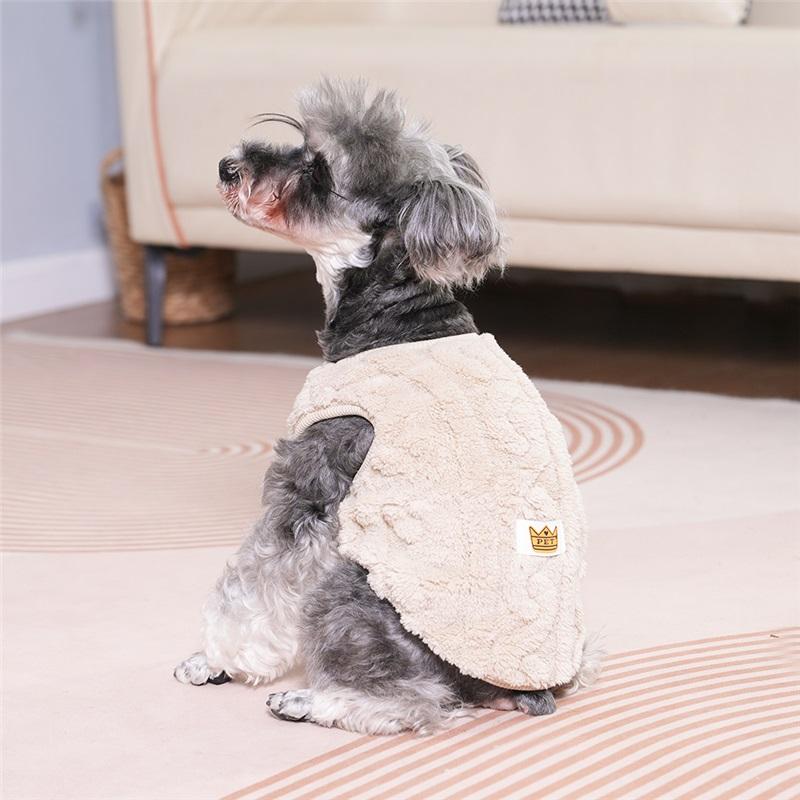 Soft Fleece Dog Clothes For Small Dogs Cats Sweater Autumn Winter Warm Puppy Vest Apparel French Bulldog Yorkshire Pet Costume