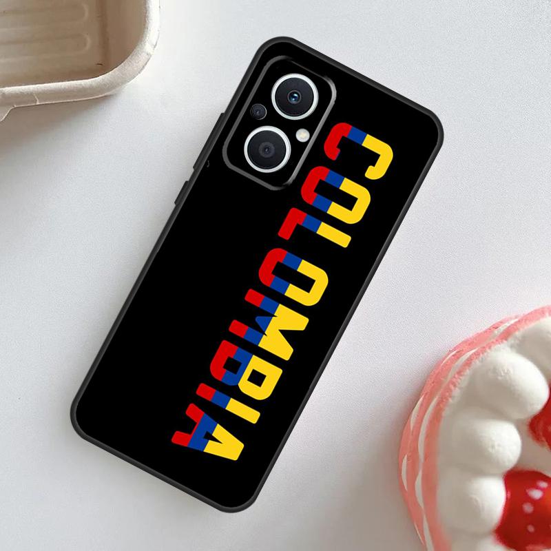 Colombia Flag Case For OPPO Reno 11 10 Pro 11F 8T 4Z 5Z 5 6 8 7 Lite OPPO Find X5 X6 Pro X2 X3 Lite Cover