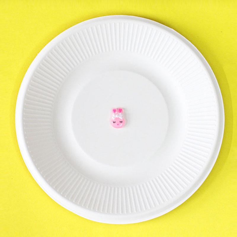 Durable 7" & 9" Hand-Painted Disposable Paper Plates for Birthdays and Dinners