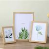 Elegant 3D Wooden Photo Frame: 6-Inch Tabletop & Wall-Hanging Display.