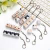 Finger Button Keyboard Fidget Toy 4 Keys Mechanical Keyboard Keychain  Backpack Pendant
