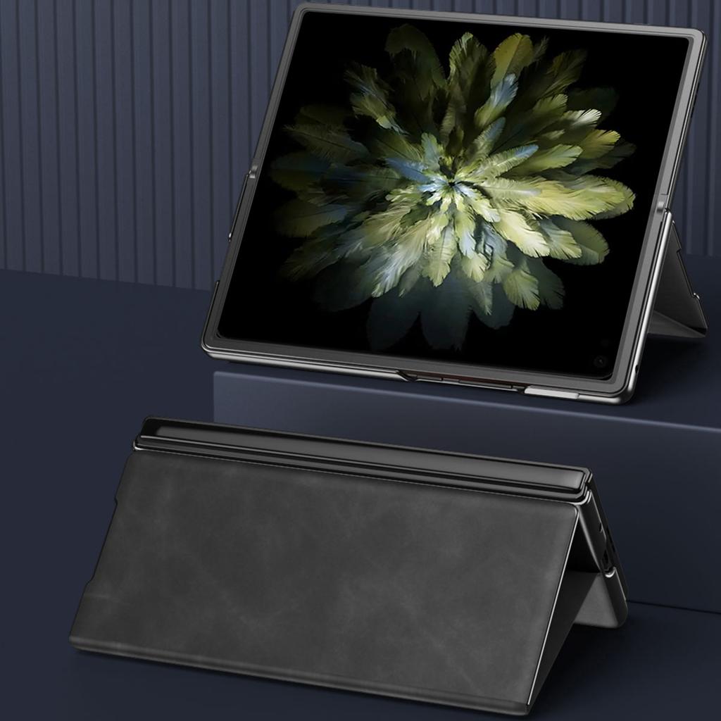 For Oppo Find N3 5G Phone Case Nappa Texture Leather+PC Cover with Stand