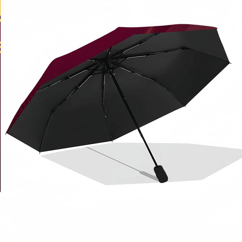 Brisbane Broncos Print Auto 8?Ribs Folding Umbrella Wind Resistant Lightweight Automatic Umbrella For Daily Travel