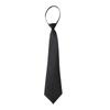 Black Unisex Ties Retro Narrow Neck Tie Slim Women Men Tie Korean Style Simple Trendy Tie