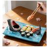 Haifischform Teigteller Rechteckige Käseplatte Kreatives Geschenk Sushi-Platte Dessert Käse Snacks