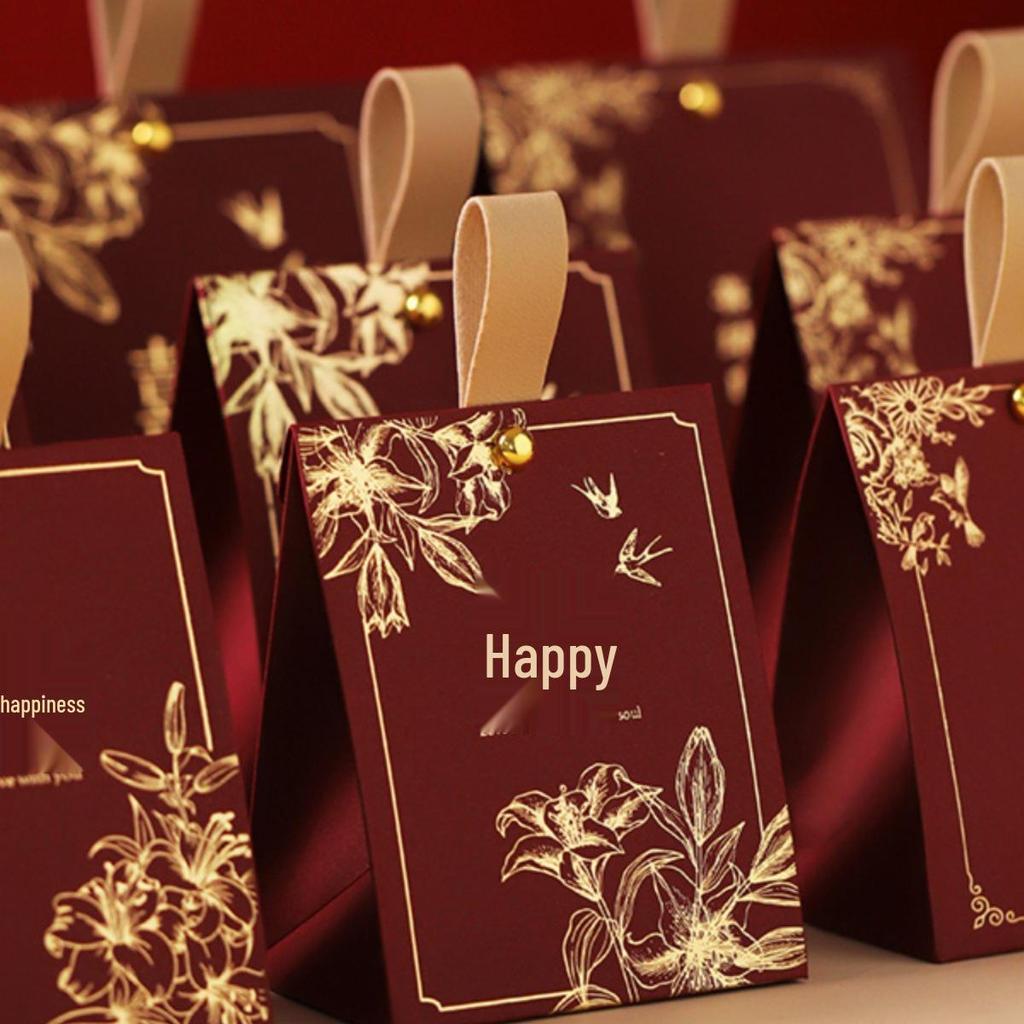 Large Chinese Style Candy Box for Weddings 2025