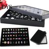 100 Slots Ring Jewelry Display Tray Show Case Organizer Box Storage Holder