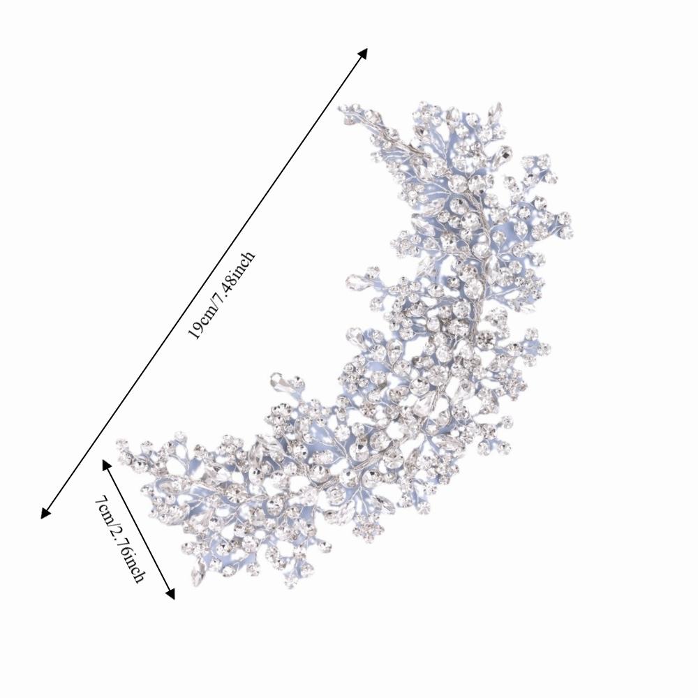 Zinc Zinc Alloy Base Bridal Headbands Sparkling Hair Accessories Vintage Wedding Tiaras Bridesmaid Accessory