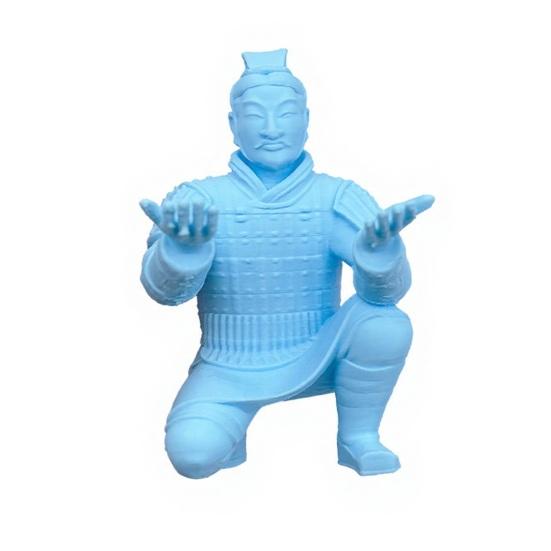 Decorazione da Scrivania Guerriero di Terracotta, Portapenne Soldato Stampato 3D per Ufficio, Portapenne Creativo Guerriero Antico, Ornamento Regalo per Home Office