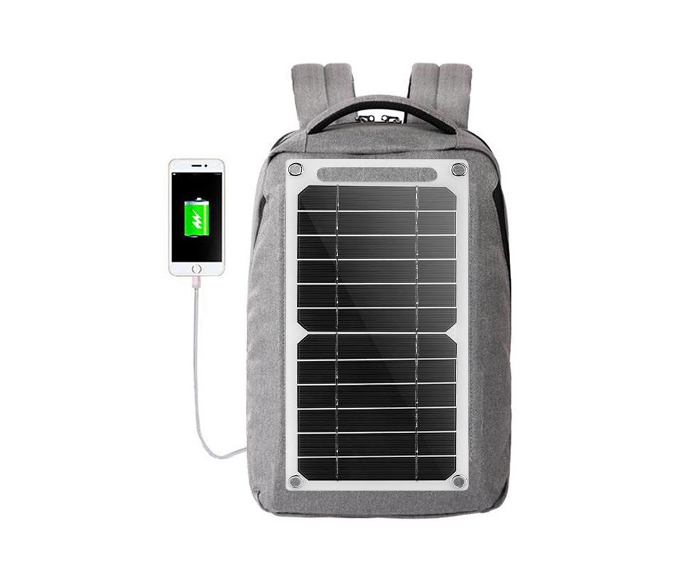 6W USB Solar Panel Power Bank for Outdoor Charging and Camping