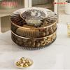 Rotatable Round Plastic Storage Box Multi-layer Sealed Container for Dried Fruit Snacks Dessert Household Use