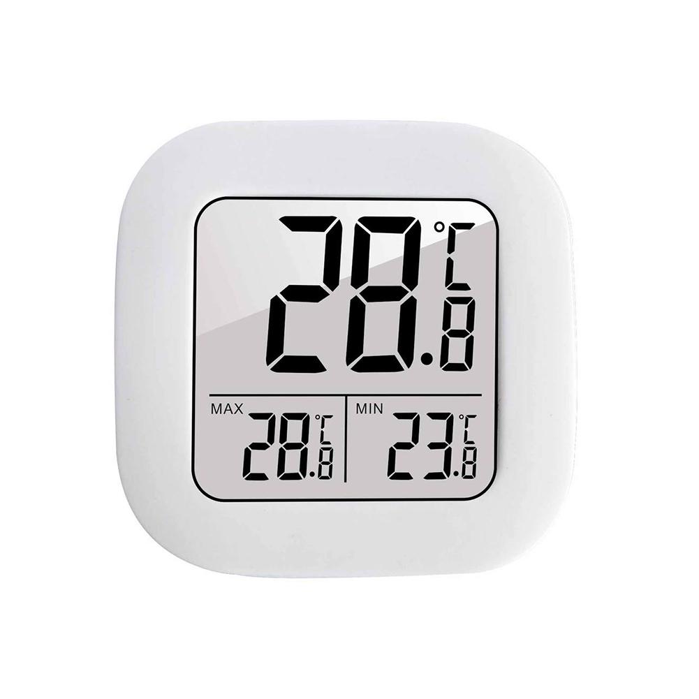 מדחום-לחות דיגיטלי LCD לחדר פנימי, מיני אלקטרוני, מד טמפרטורה ולחות, חיישן, תחנת מזג אוויר לבית