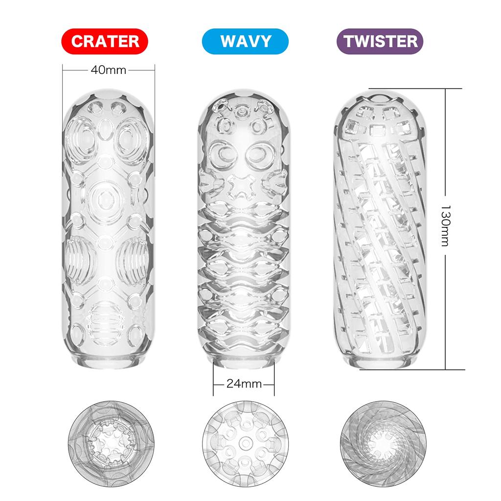 CooHa Masturbator Hole Erotic Anal Hole Men Popular Repeated Use Adult Goods for Men Easy to Hold Design Hard MAX Stimulation High Elasticity