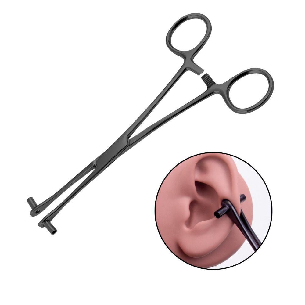 Body Jewelry Tool Stainless Steel Piercing Clamp Body Piercing Piercing Forceps  Jewelry Tool