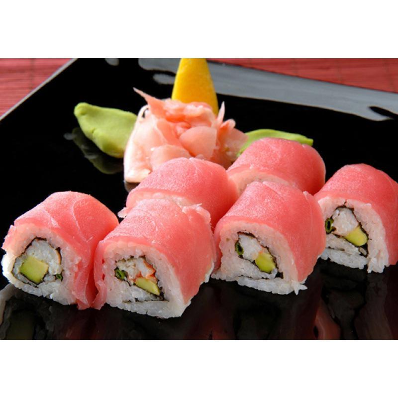 Delicious Sushi Catering Decorative Wall Art: Kraft Paper Framed Mural