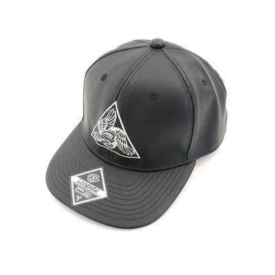 LEGENDA Leather Cap FREE Black Hat Men's Used