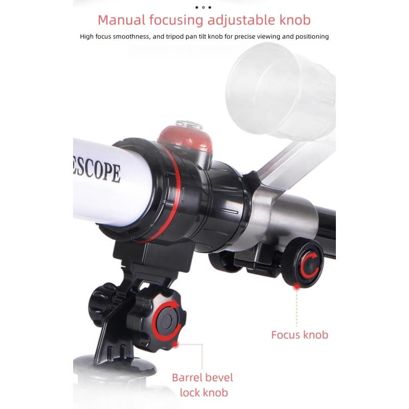 Tragbares professionelles astronomisches Teleskop für den Außenbereich mit hoher Vergrößerung für das monokulare Experiment mit Nachtsicht bei schwachem Licht für Kinder