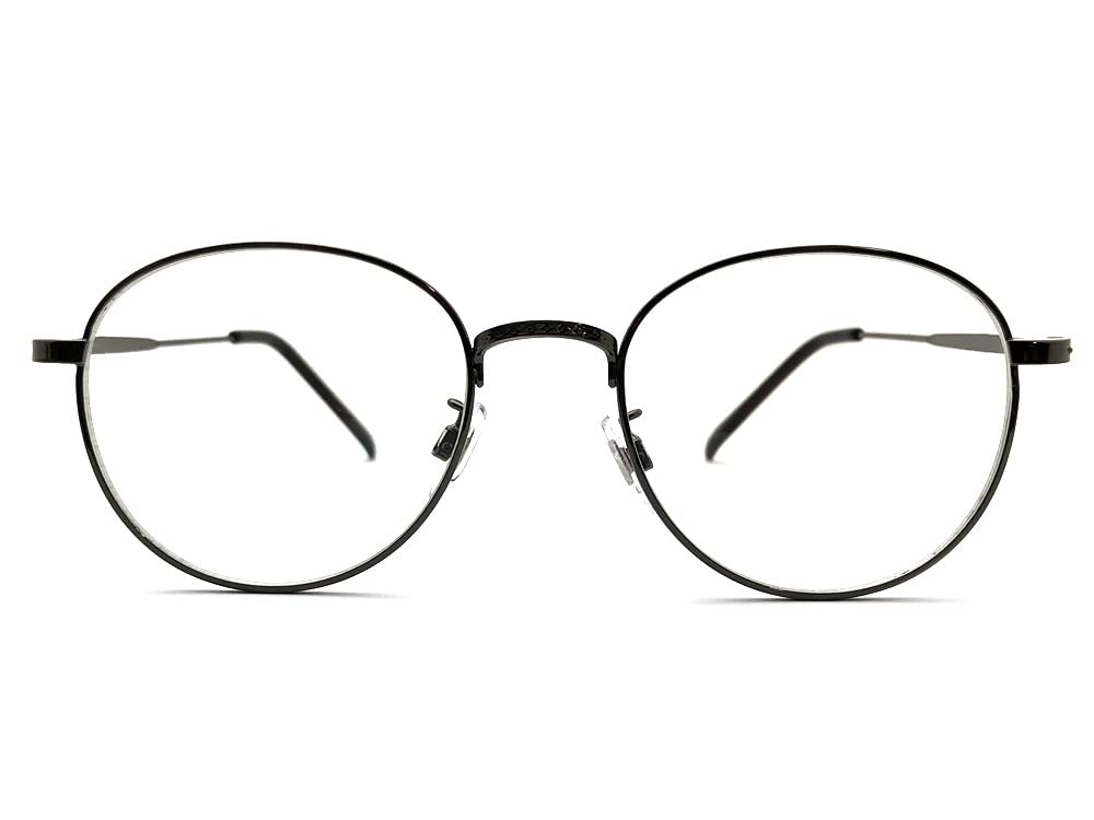 CLASSIC METAL BOSTON SUNGLASS Metal Boston GUNMETAL CLEAR [SPEED ADDICT] (Classic Sunglasses) ×