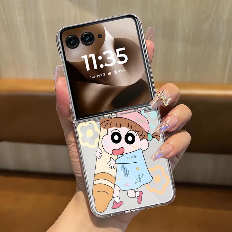 

Soft Clear Phone Cover Luxury Funda Case for Motorola Razr 60 Ultra 50/60 50 50Ultra Himawari Shin Motorola Razr 50 Ultra