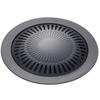 Round Non-stick Korean BBQ Grill Pan for Cassette Stove
