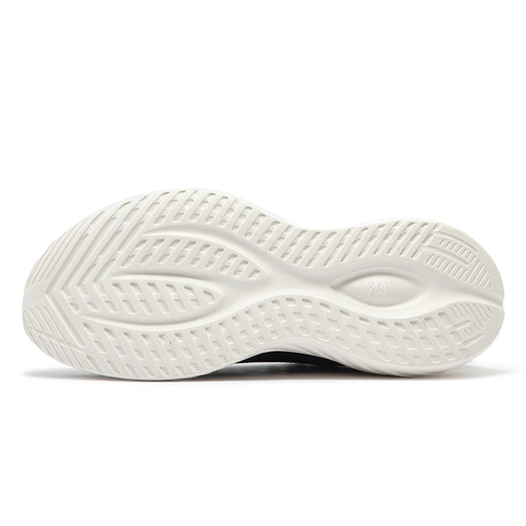 361 Slip Resistant Abrasion Resistant Low Top Running Shoes Men's Black White 672432205F-3
