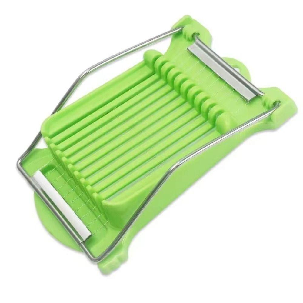 High Quality Stainless Steel Luncheon Meat Slicer Multi Function Kitchen Gadget Egg Cutter Durable Portable Food Slicer