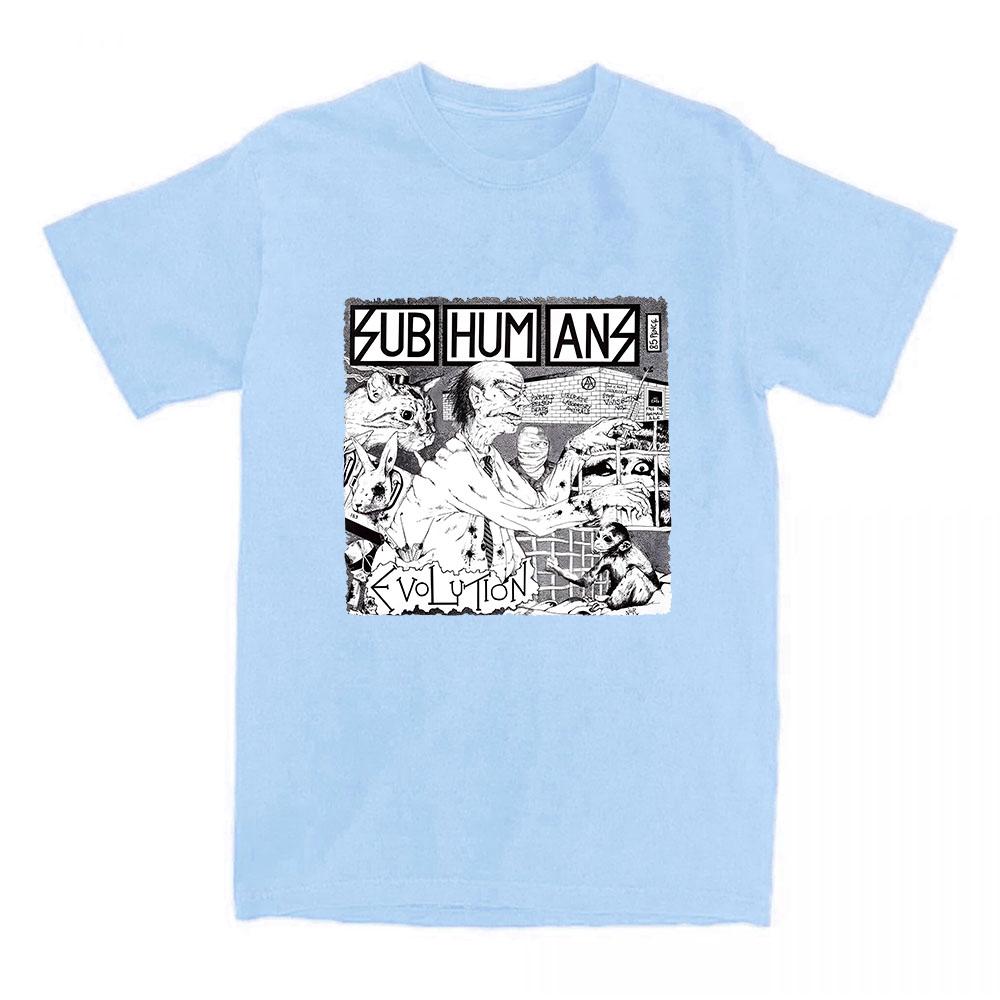 Punk Band SubhuUnisexs Tshirt Short Sleeve Cotton Summer Teeshirt Casual UnisexWomen Heavy Unisextal Tshirts Gothic Fashion Unisex Tee