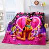 Halloween fantasy comedy adventure cartoon movie Scooby-Doo blanket soft home furnishing nap decoration four seasons warm Sherpa blanket U1
