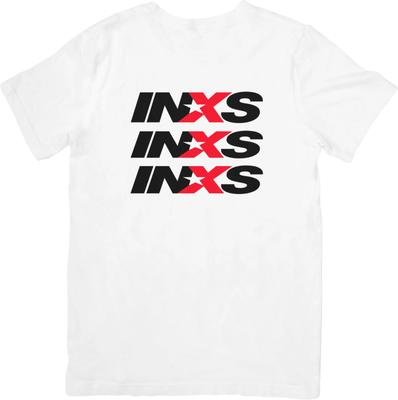 INXS Music Unisex Fit for Men & Women Quality Cotton T-Shirt White.