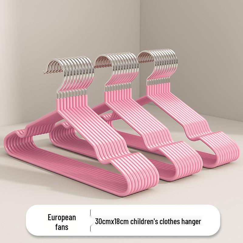 Extra dicker rutschfester tauchbeschichteter Kleiderbügel für Erwachsene und Kinder - Markierungsfreie Wäschetrocknungslösung