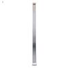 12 Inch Polished Steel Steering Shaft 3/4 Inch DD Double D Street Rod U-Joint Link 12 Inch Steering Rod Shaft