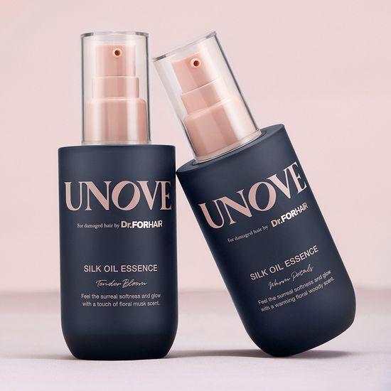 Unove Silk Oil Hair Essence 70ml x 2 (Choose 1 of 2 types) (Tender Bloom/Warm Petal)