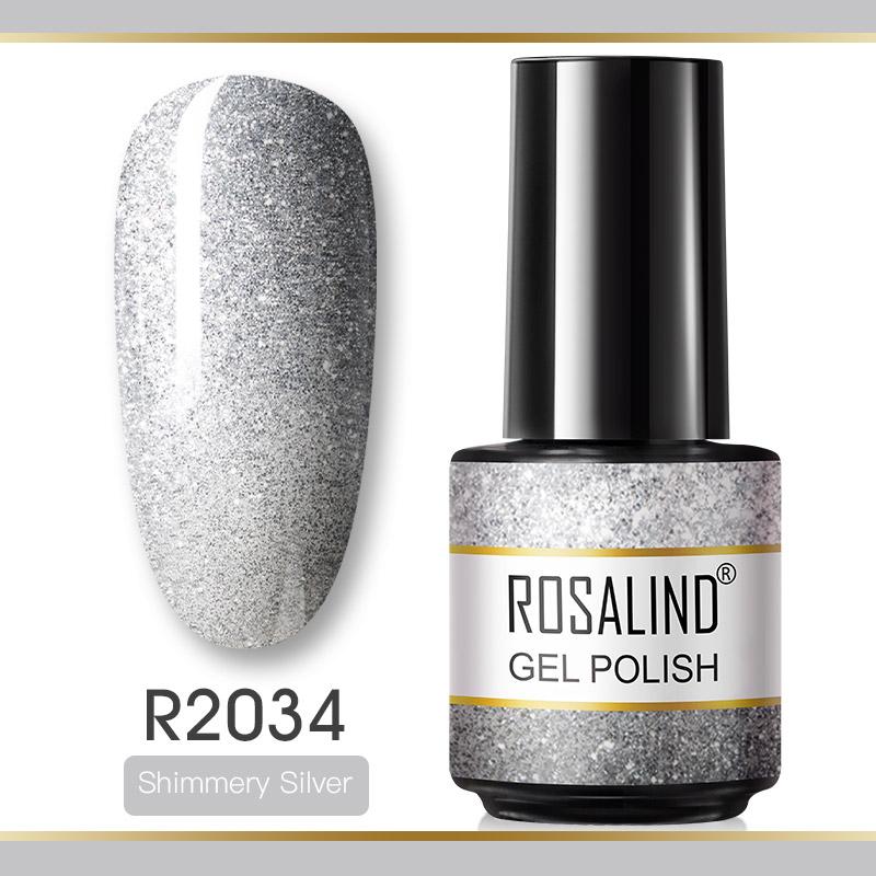 ROSALIND Gel Nail Polish 100 Colors Nail Gel For Design Nails Art 7ml Soak Off Crackle/Neon Luminous Semi Permanent Gel Polish