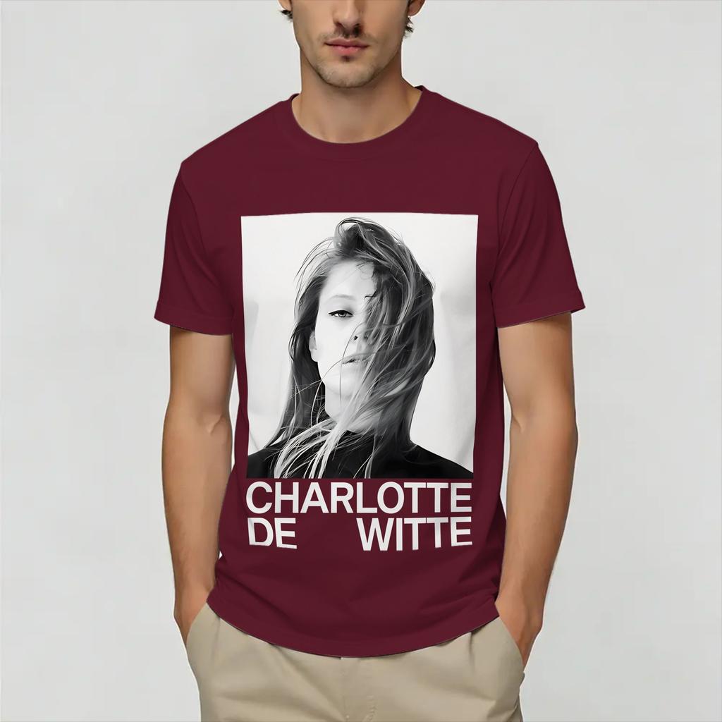 Unisexs Charlotte De Witte T Shirts 100 Cotton Clothing Awesome Short Sleeve O Neck Tee Shirt Summer TShirts