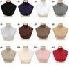 Korean Style Round Base Layer False Collar - All-Season Decorative Accessory