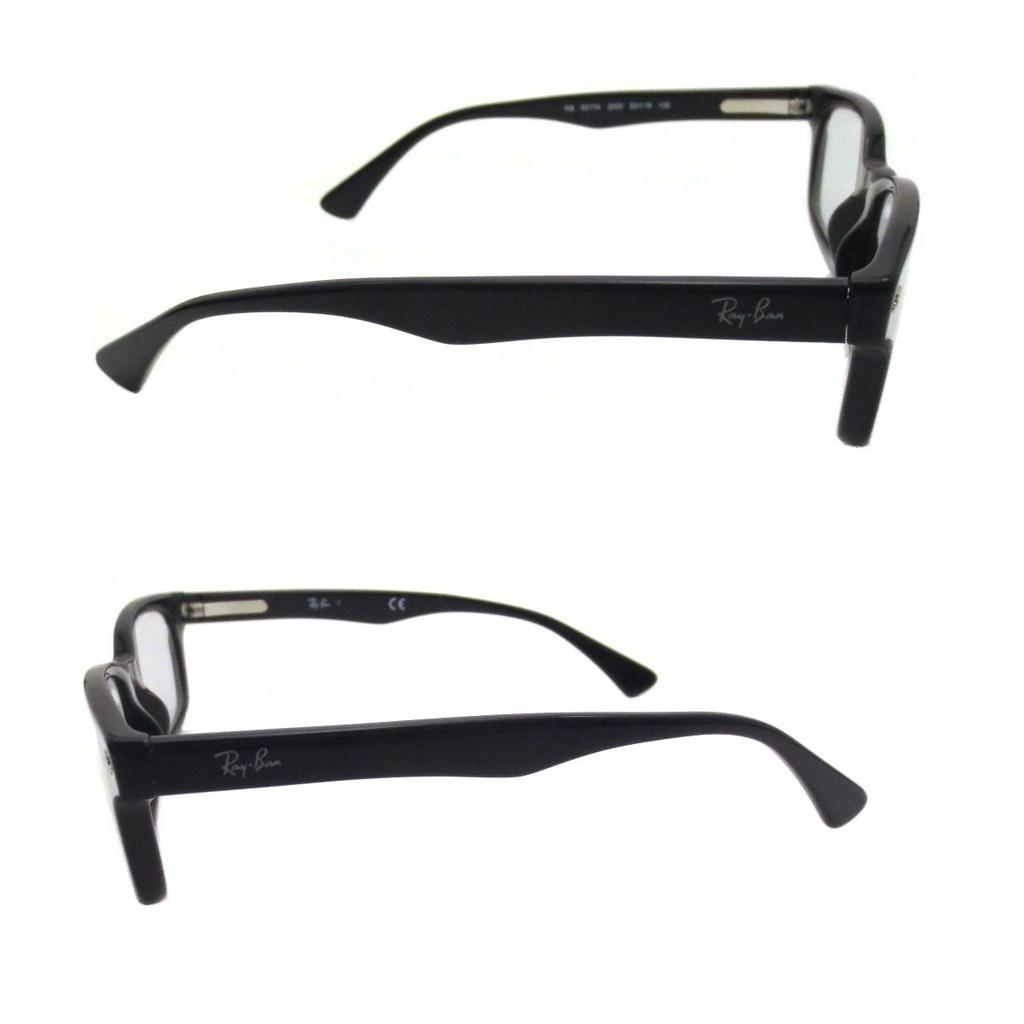 Original Color Sunglasses Asian Fit Cell Frame UV Protection Unisex Ray-Ban Ray-Ban RX5017A-2000 (52) Men's Women's