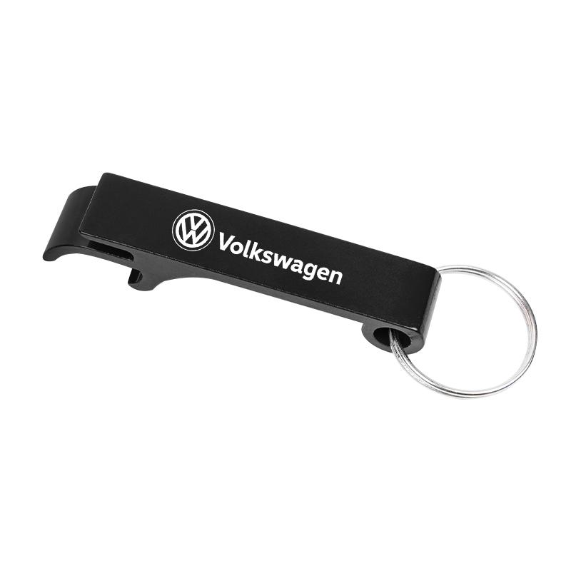 1Pcs Portable Beer Bottle Opener Keychain Accessories For VW GTI Polo Golf Passat B6 Tiguan Jetta T-ROC Touareg Taigo CC Hub Cap ulvn02