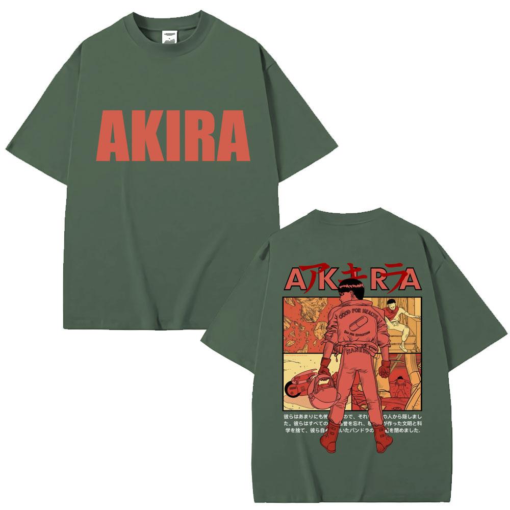 Japanese Anime Neo Tokyo Akira Vintage Tshirts Unisexga Movie Science Fiction Shotaro Kaneda T Shirt Loose Cotton Summer T Shirts