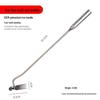 Manganese Steel Weeding Tool: Root Removal, Soil Loosening, Multifunctional Shovel for Gardening and Planting.