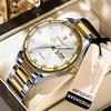 Top Brand New Men's Watch Double Calendar Luminous Quartz Diamond Watch