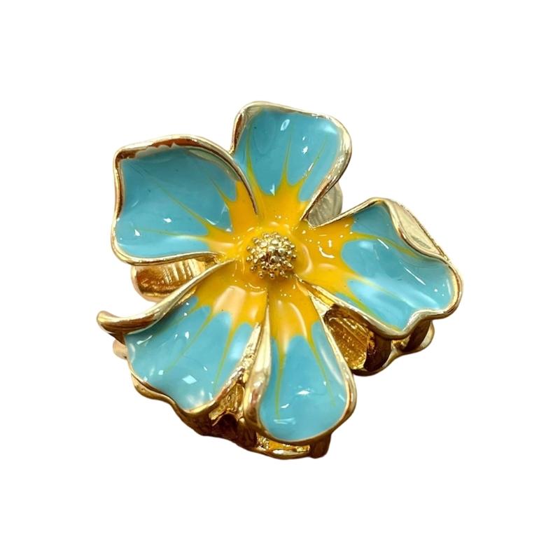 Creative Floral Claw Hairpins Elegant Hair Accessories Strong Hold Fashion Hair Accessories for Daily Prom Occasion